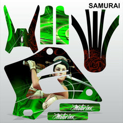 Kawasaki KDX 200 220 1995-2008 SAMURAI motocross decals set MX graphics kit