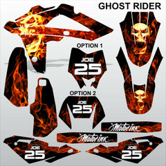 HUSQVARNA CR WR 125 2009-2013 GHOST RIDER motocross decals set MX graphics kit