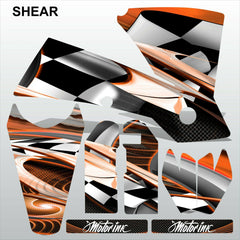 KTM SX 2003-2004 SHEAR motocross racing decals stripes set MX graphics kit