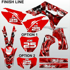 HONDA CRF 450RL 450L 2019-2022 FINISH LINE motocross racing decals MX graphics