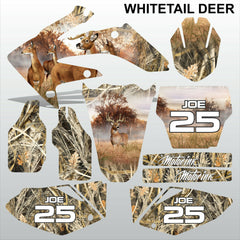 Honda CRF 250 2004-2005 WHITETAIL DEER motocross racing decals set MX graphics