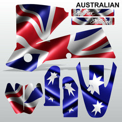 KTM SX 2001-2002 AUSTRALIAN motocross racing decals set MX graphics kit