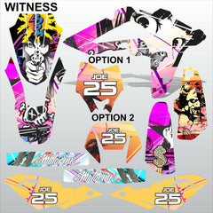 HUSQVARNA CR WR 125 2009-2013 WITNESS motocross racing decals set MX graphics