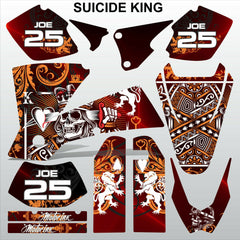KTM EXC 2003 SUICIDE KING motocross racing decals set MX graphics stripes kit