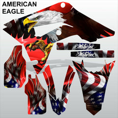 HONDA CR 250 450 2018-2021 AMERICAN EAGLE motocross decals set MX graphics kit