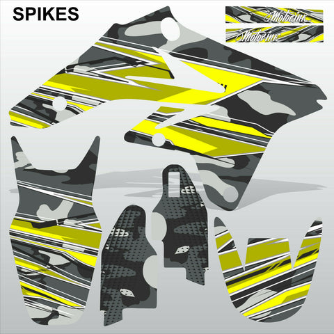SUZUKI RMZ 250 2007-2009 SPIKES motocross racing decals set MX graphics kit
