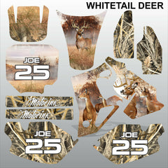 Honda CR80 1996-2002 WHITETAIL DEER motocross racing decals set MX graphics kit