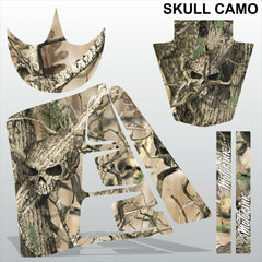 COBRA KING 50 2002-2005 SKULL CAMO motocross racing decals set MX graphics kit