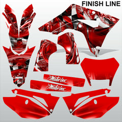 Honda CRF 450X 2018-2021 FINISH LINE motocross racing decals set MX graphics kit