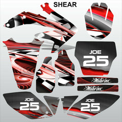 Honda CRF 450 2005-2007 SHEAR racing motocross decals set MX graphics kit