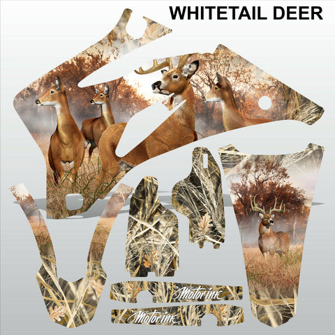 Yamaha WR 450F 2007-2011 WHITETAIL DEER motocross racing decals set MX graphics