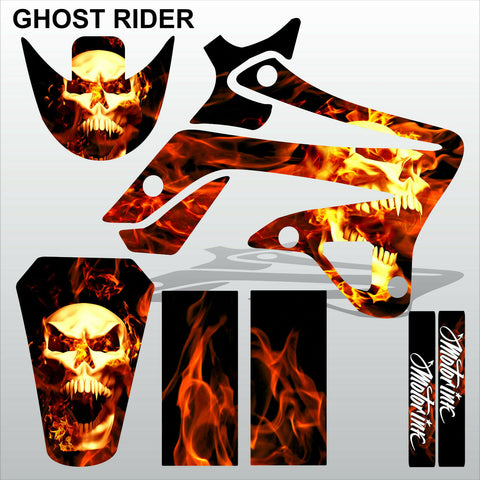 TM MX 125 250 300 450 2008-2014 GHOST RIDER motocross decals set MX graphics kit