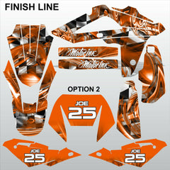 HUSQVARNA CR WR 125 2009-2013 FINISH LINE motocross decals set MX graphics kit