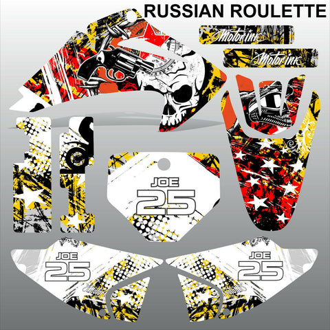 Honda CRF 150-230 2003-2007 RUSSIAN ROULETTE motocross decals set MX graphics