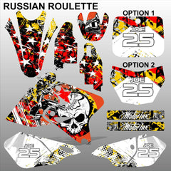 SUZUKI DRZ 400 2002-2012 RUSSIAN ROULETTE motocross decals MX graphics stripe
