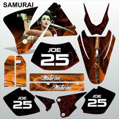 KTM EXC 2001-2002 SAMURAI motocross decals stripes racing set MX graphics kit
