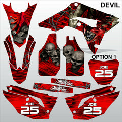 HONDA CR 250 450 2018-2021 DEVIL motocross racing decals set MX graphics kit