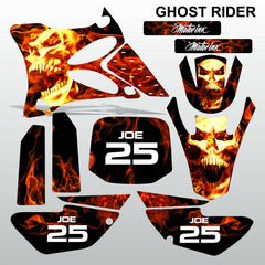 Yamaha YZ 85 2002-2014 GHOST RIDER motocross racing decals set MX graphics kit