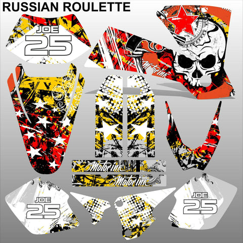 KTM EXC 2003 RUSSIAN ROULETTE motocross decals racing stripes set MX graphics