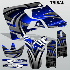 Yamaha YZ 125 250 1996-2001 TRIBAL motocross racing decals set MX graphics kit