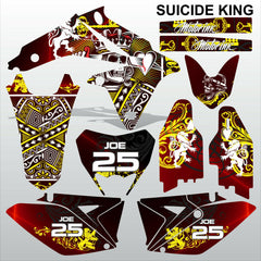 SUZUKI RMX 450Z 2011-2013 SUICIDE KING motocross racing decals set MX graphics