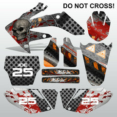 Honda CRF 250 2006-2007 DO NOT CROSS motocross decals MX graphics kit