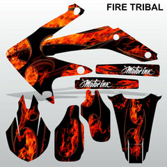 Honda CRF 450X 2005-2016 FIRE TRIBAL race motocross decals set MX graphics kit