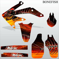 Honda CRF 450X 2005-2016 BONEFISH motocross decals set MX graphics kit