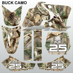 Yamaha TTR 90 1999-2007 BUCK CAMO motocross racing decals set MX graphics kit