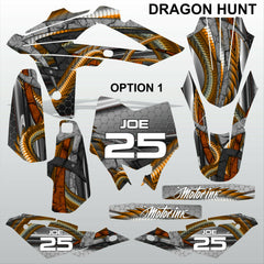 HUSQVARNA CR WR 125 2009-2013 DRAGON HUNT motocross decals set MX graphics kit