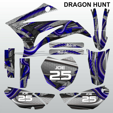 Yamaha TTR 125 2008-2019 DRAGON HUNT motocross racing decals set MX graphics