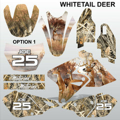 SUZUKI DRZ 400 2002-2020 WHITETAIL DEER motocross racing decals set MX graphics