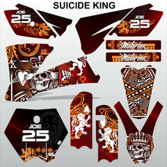 KTM SX 85-105 2003-2005 SUICIDE KING motocross racing decals set MX graphics kit