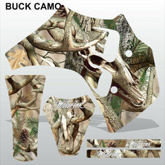 ТМ RACING 50 BUCK CAMO motocross racing decals set MX graphics stripes kit