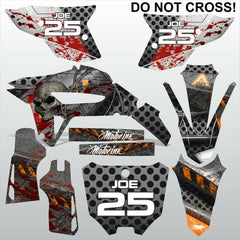 HONDA CRF 450R 2021 DO NOT CROSS motocross racing decals set MX graphics kit