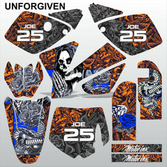 KTM SX 65 2002-2008 UNFORGIVEN motocross racing decals set MX graphics kit