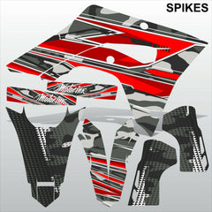 Honda CRF 450X 2018-2021 SPIKES motocross racing decals set MX graphics kit