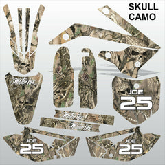 ТМ RACING 85 2013-2021 SKULL CAMO motocross racing decals set MX graphics kit