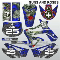 TM MX 125 250 300 450 2008-2014 GUNS AND ROSES motocross decals set MX graphics