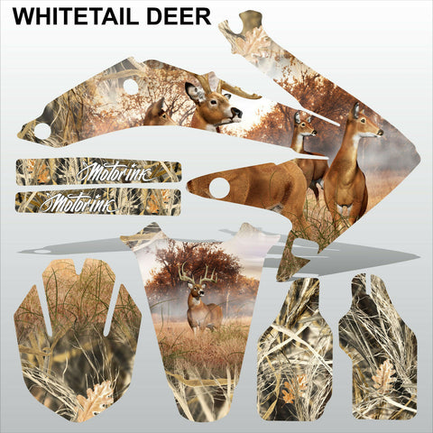 Honda CRF 450 2008 WHITETAIL DEER motocross racing decals set MX graphics kit