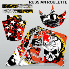 COBRA KING 50 2002-2005 RUSSIAN ROULETTE motocross racing decals set MX graphics