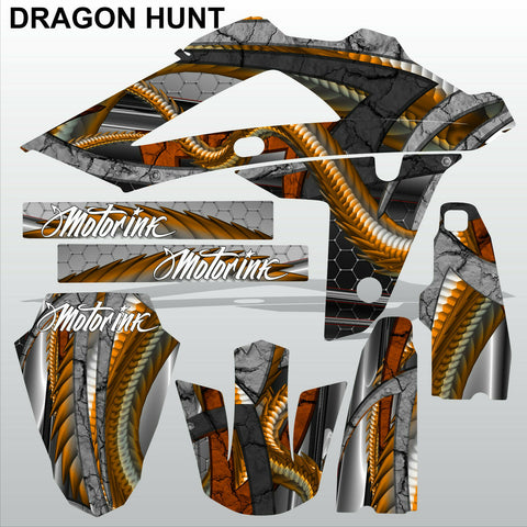 HUSQVARNA 250 450 510 2008-2010 DRAGON HUNT motocross decals MX graphics kit