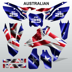 Honda CRF450 2013-2014 CRF250 2014 AUSTRALIAN motocross decals MX graphics