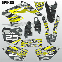 SUZUKI RMZ 250 2010-2018 SPIKES motocross racing decals set MX graphics kit