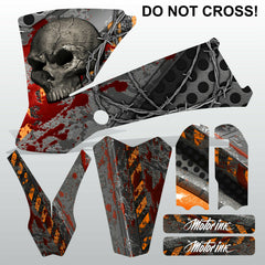 KTM SX 85-105 2003-2005 DO NOT CROSS motocross racing decals set MX graphics