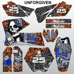 KTM SX 2005-2006 UNFORGIVEN motocross racing decals set MX graphics kit