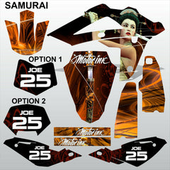 HUSQVARNA 250 450 510 2008-2010 SAMURAI motocross decals set MX graphics kit