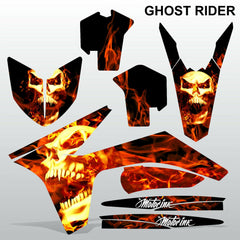 KTM SX 2011 2012 GHOST RIDER motocross racing decals stripes set MX graphics
