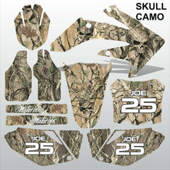 Honda CRF 250 2008-2009 SKULL CAMO motocross racing decals set MX graphics kit