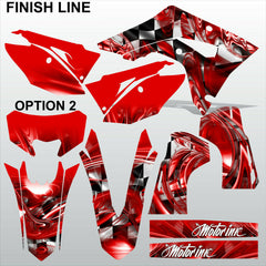 HONDA CRF 450RL 450L 2019-2022 FINISH LINE motocross racing decals MX graphics